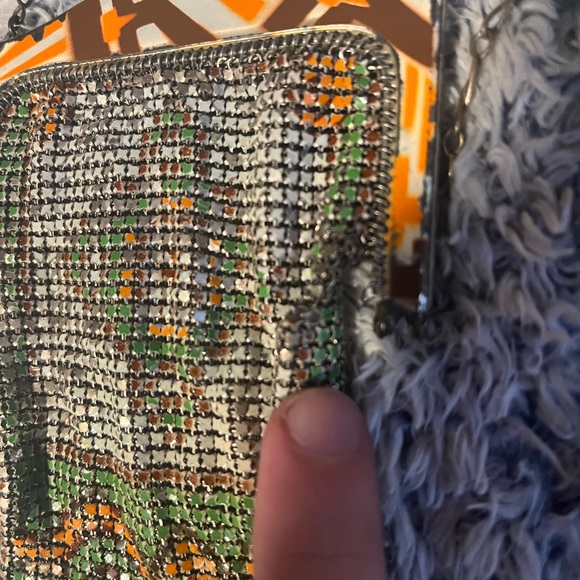VINTAGE PETITE WHITING & DAVIS  MESH BAGS CHAIN MAIL ART NOUVEAU/ART DECO PURSES - Picture 3 of 8